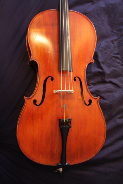 3/4 Rudoulf Doetsch Cello w/ John Brasil Bow & Soft Case